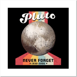 Pluto Never Forget Posters and Art